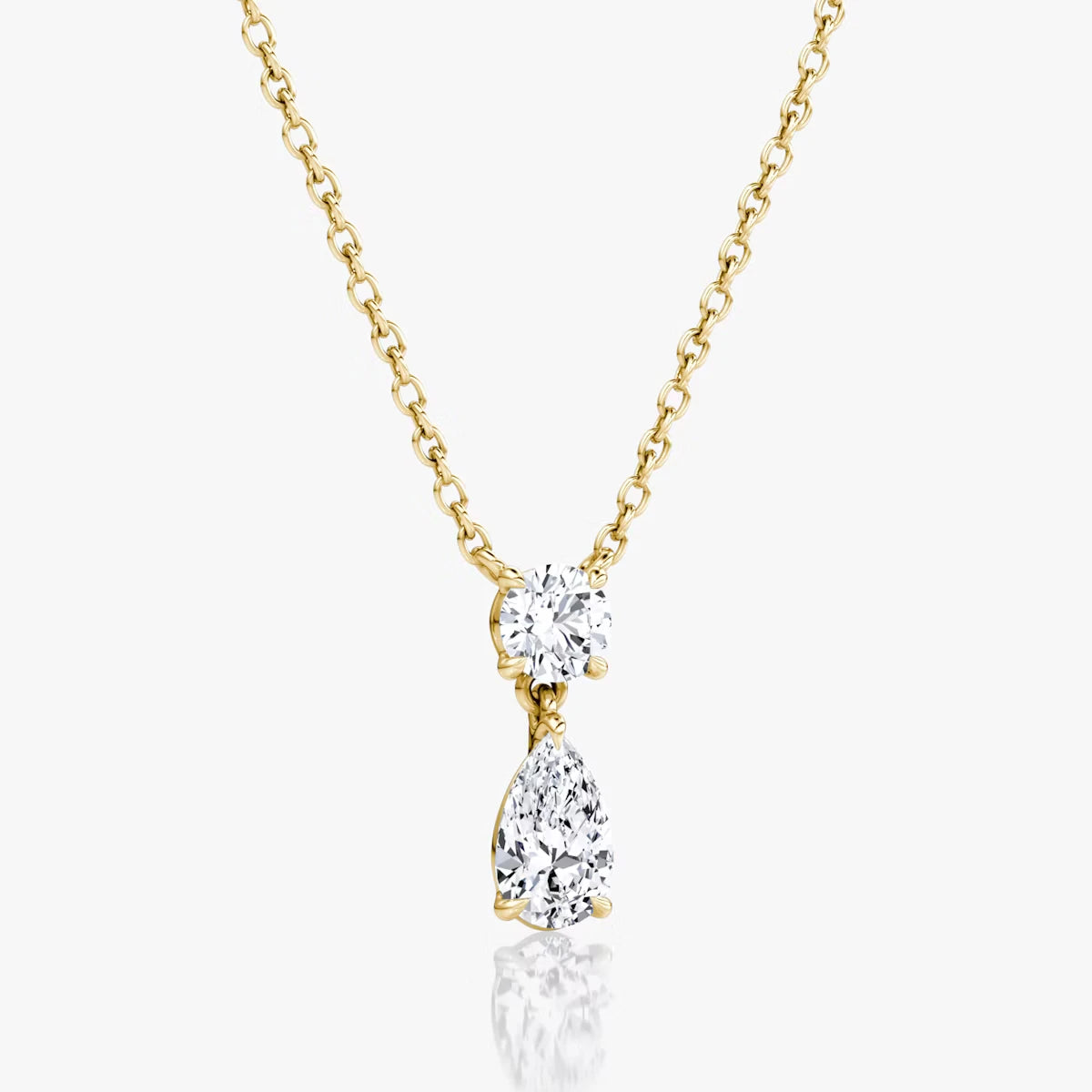 Signature Duo Drop Necklace
