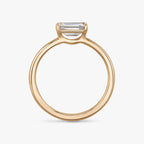 The Signature Emerald Yellow Gold Engagement Ring