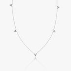 Emari V Petite Station Necklace