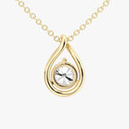Pear Silhouette Necklace