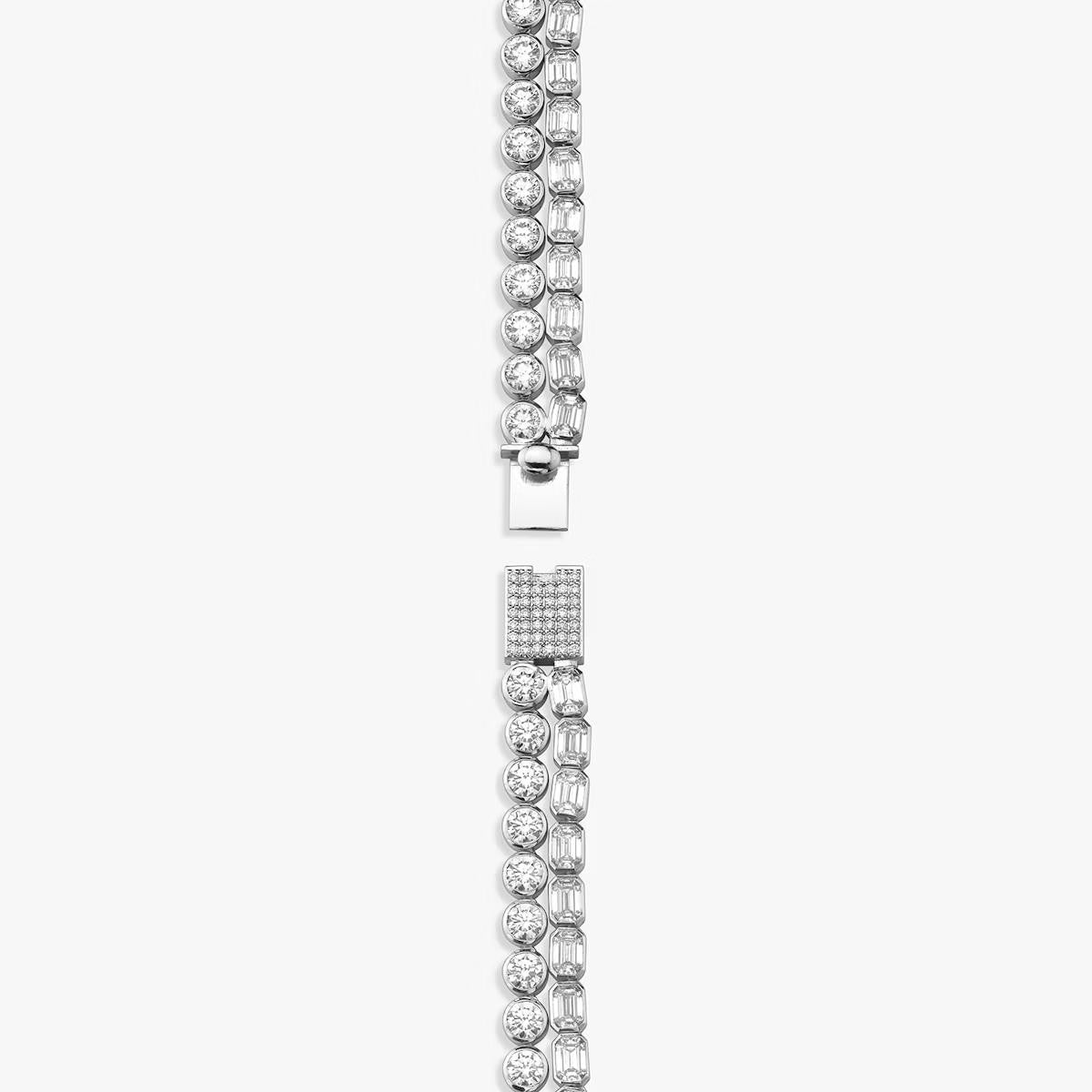 Celestial Double Strand Tennis Necklace