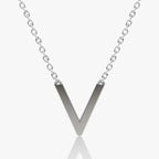 Emari V Pavé Necklace