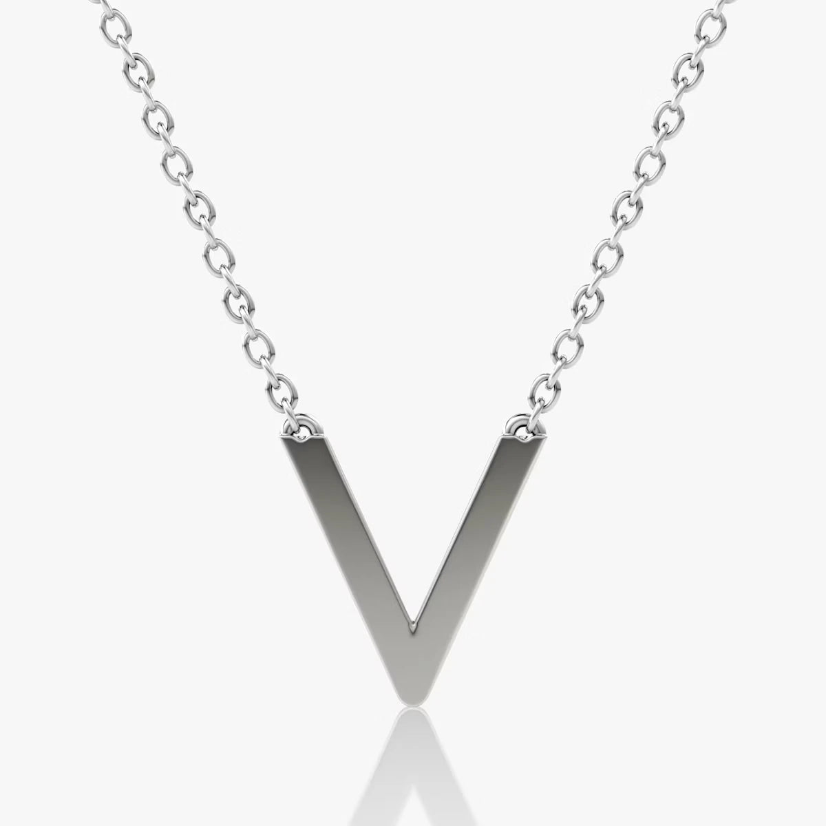 Emari V Pavé Necklace
