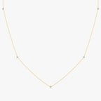 Tiny Station Necklace