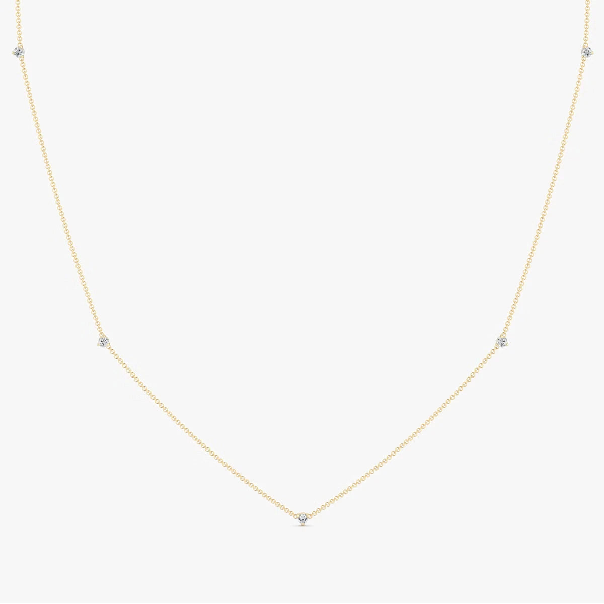 Tiny Station Necklace