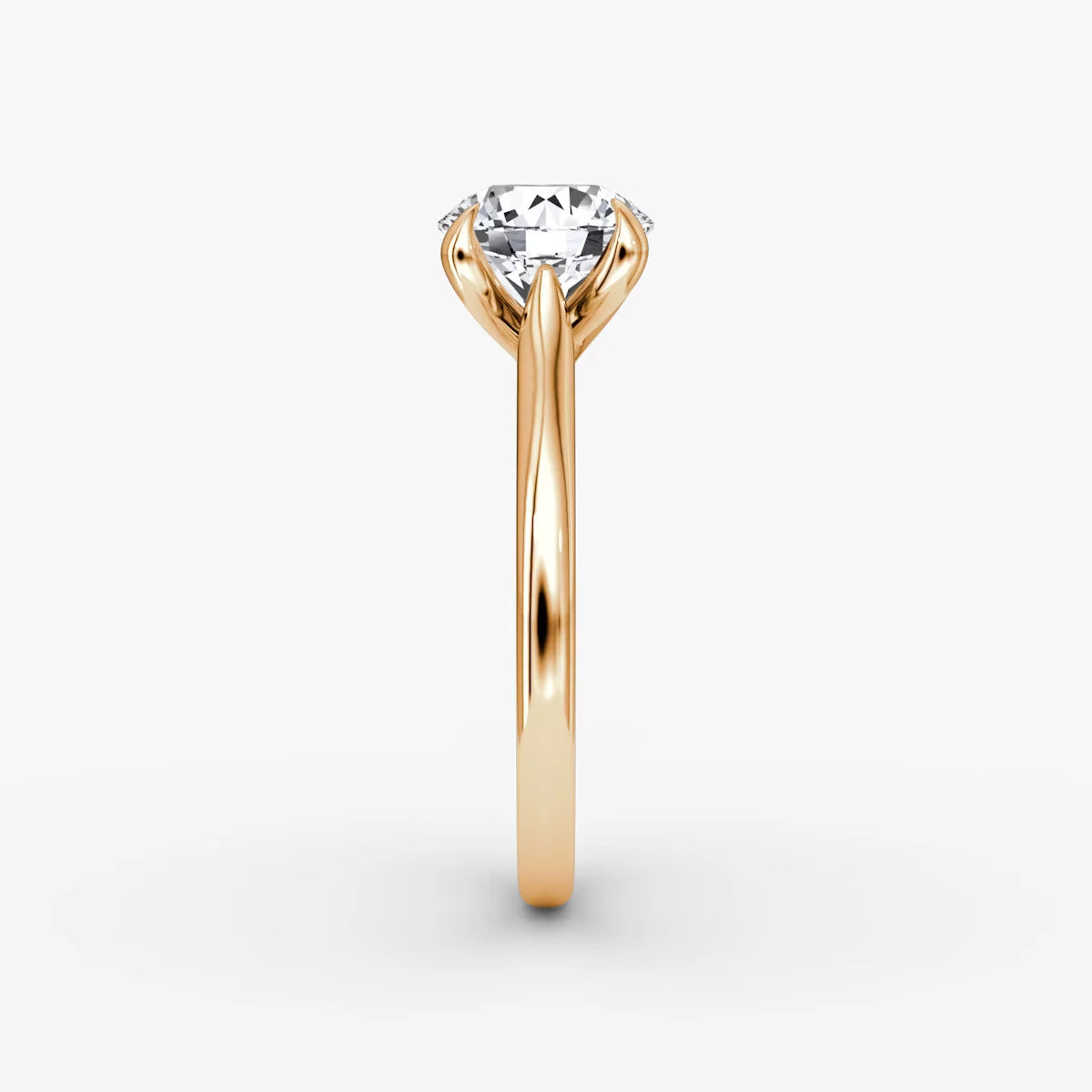 The Trellis Cathedral Round Brilliant White Gold Engagement Ring