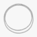 Celestial Double Strand Tennis Necklace