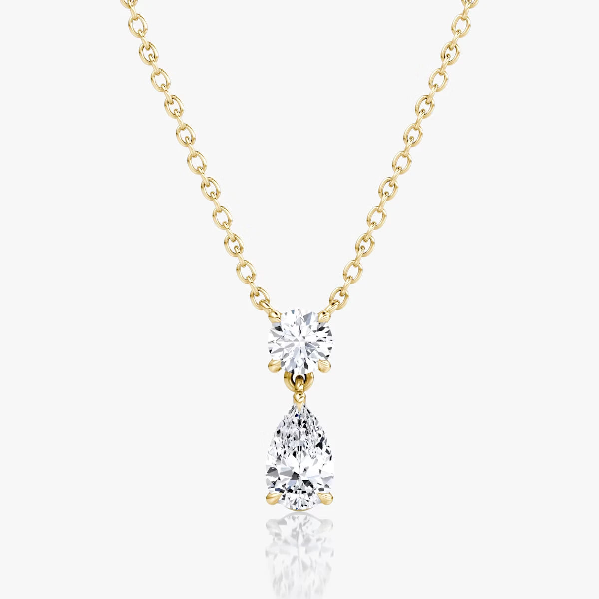 Signature Duo Drop Necklace