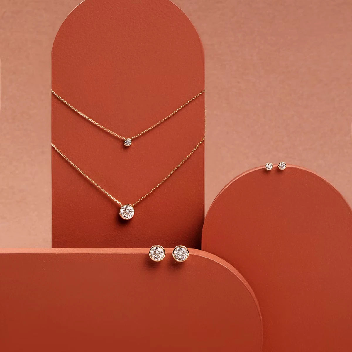 Bezel Solitaire Necklace