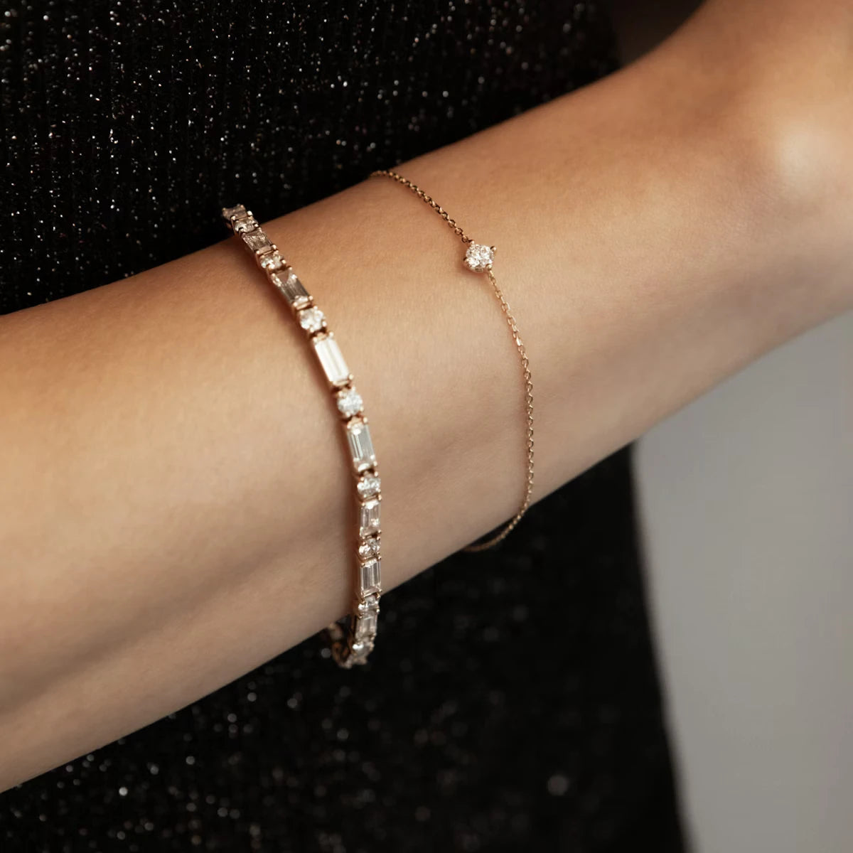 Mixed Shape Tennis Bracelet