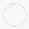 Infinity Linked Tennis Necklace