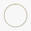 Mixed Bezel Tennis Necklace