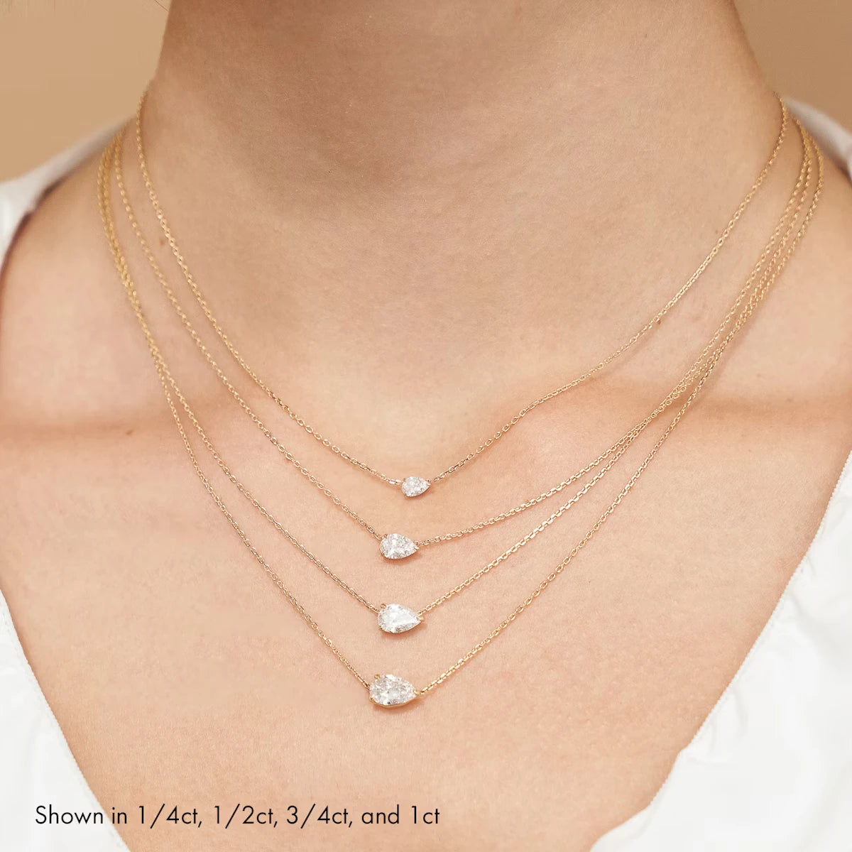 Emari Solitaire Necklace