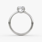 The Signature Oval Yellow Gold Engagement Ring