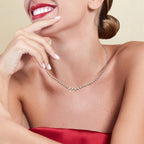 Infinity Linked Tennis Necklace