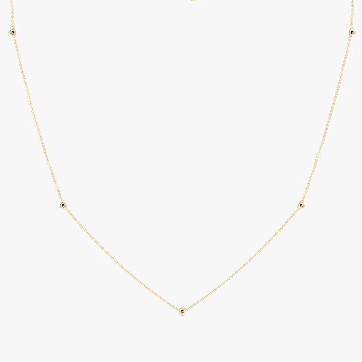 Tiny Station Necklace