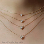 Emari Solitaire Necklace