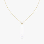 Emari V Duo Lariat Necklace