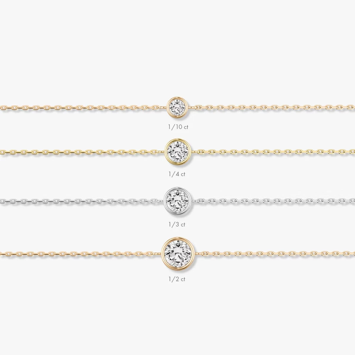 Bezel Solitaire Bracelet