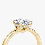 The Signature Oval Yellow Gold Engagement Ring