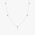 Emari V Petite Station Necklace