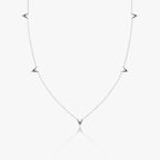 Emari V Petite Station Necklace