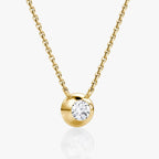 Dome Solitaire Necklace