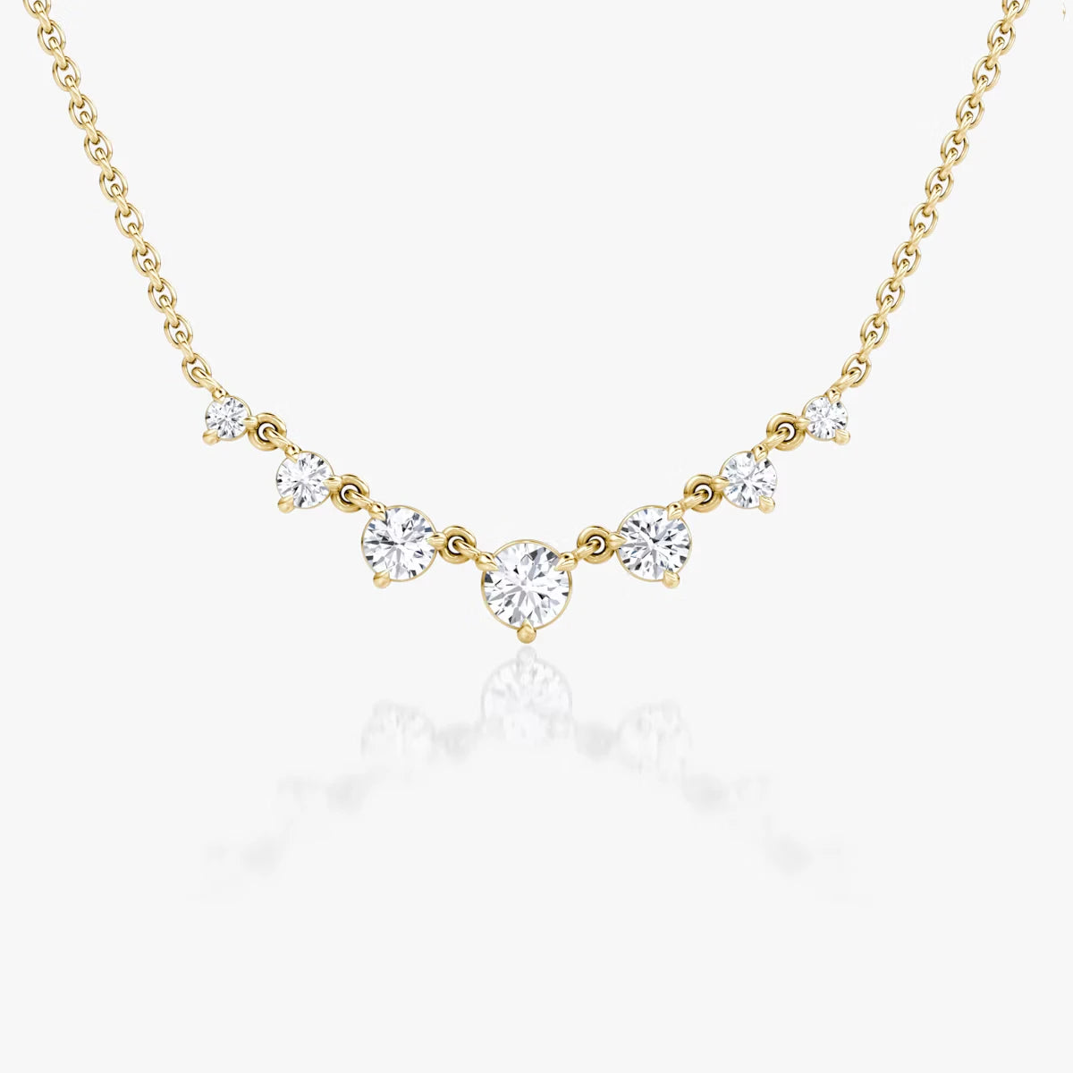 Petite Linked Tennis Necklace