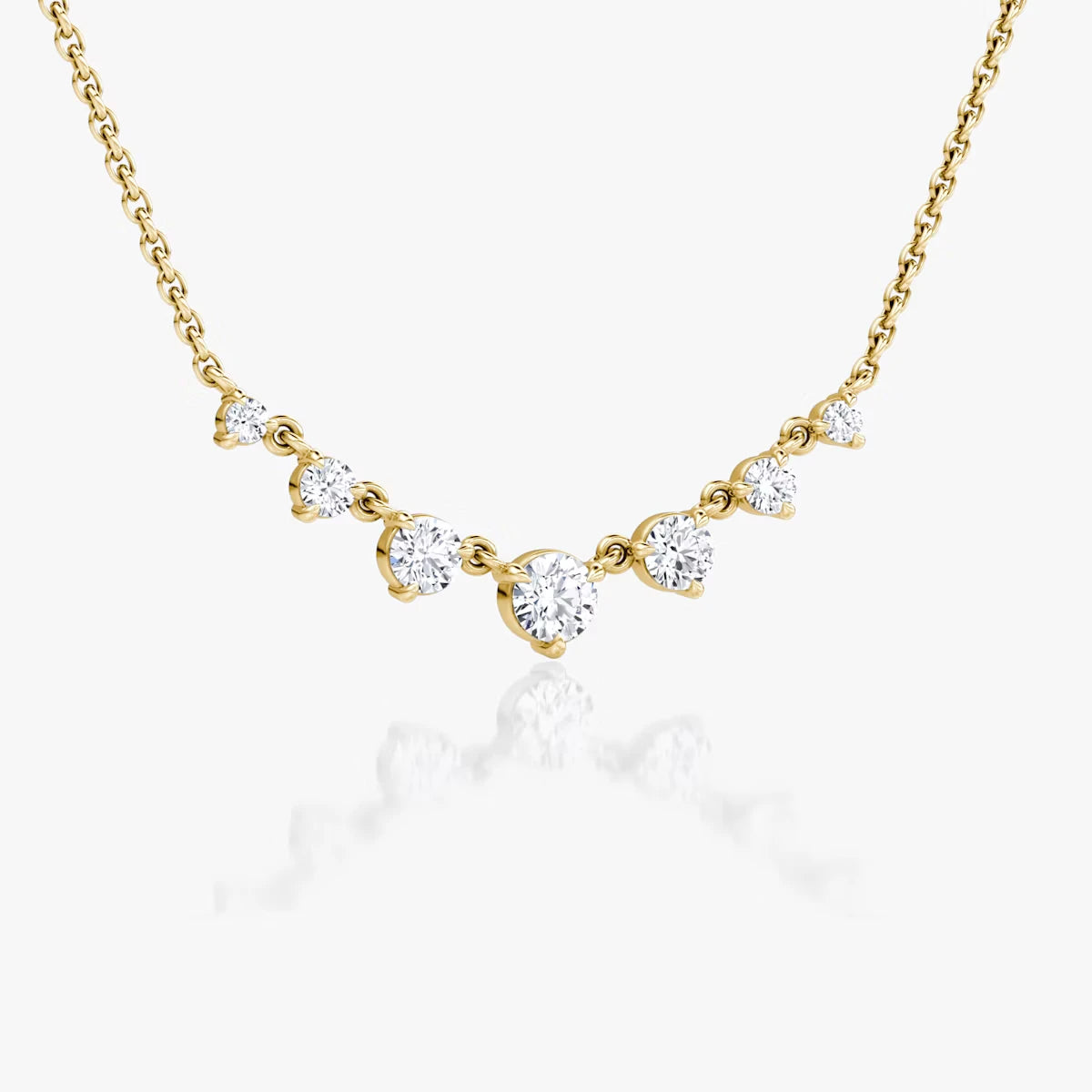 Petite Linked Tennis Necklace
