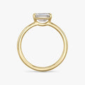 The Signature Emerald Yellow Gold Engagement Ring