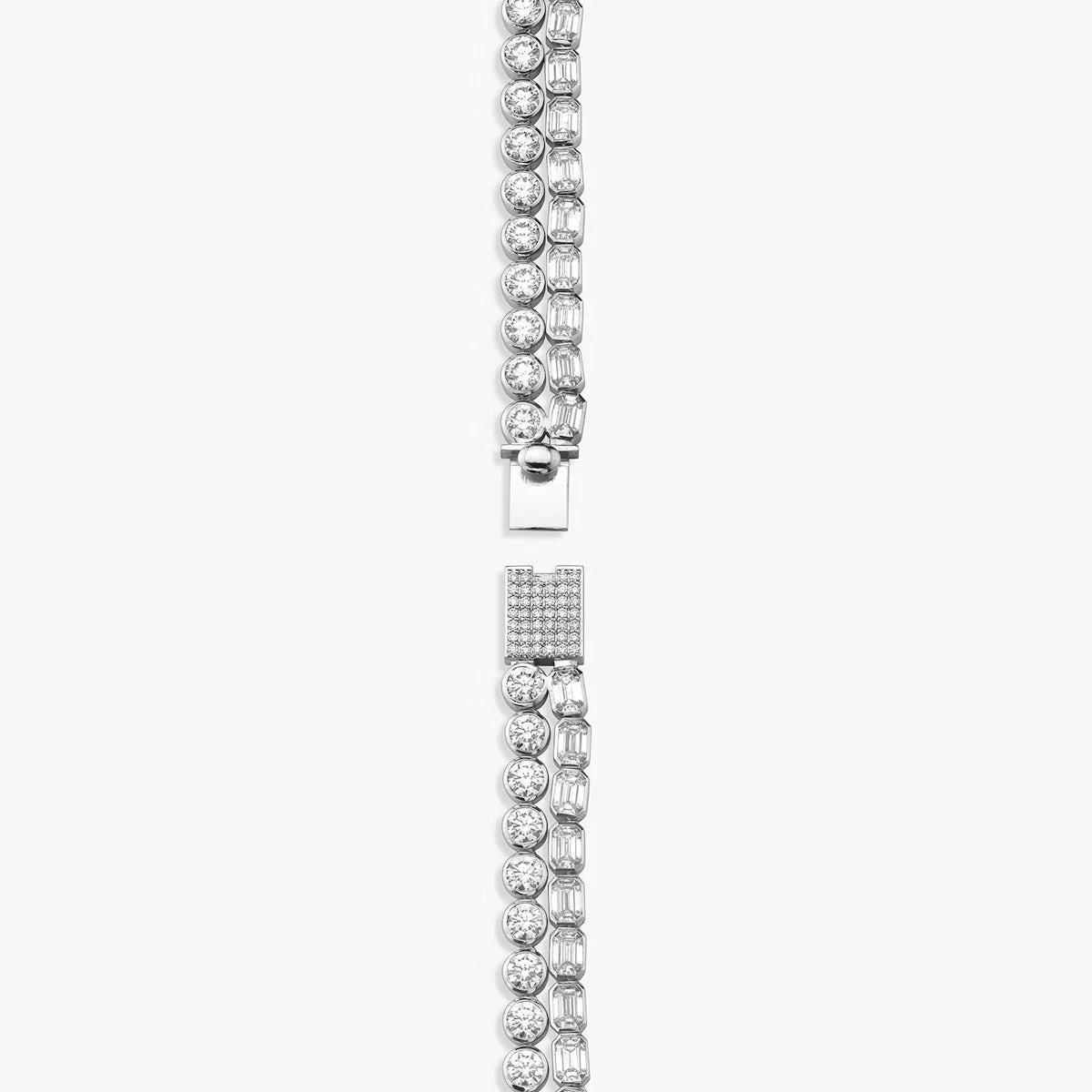 Celestial Double Strand Tennis Necklace