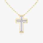Suspended Solitaire Cross