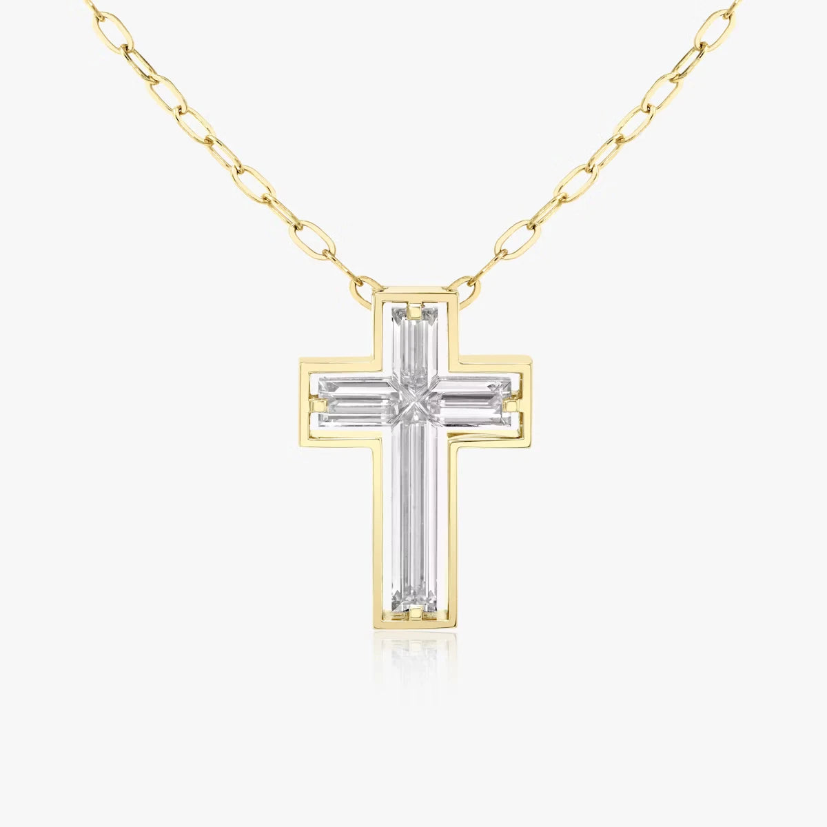 Suspended Solitaire Cross