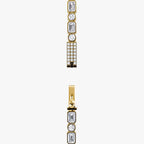Mixed Bezel Tennis Necklace