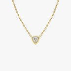 Knife-Edge Bezel Necklace