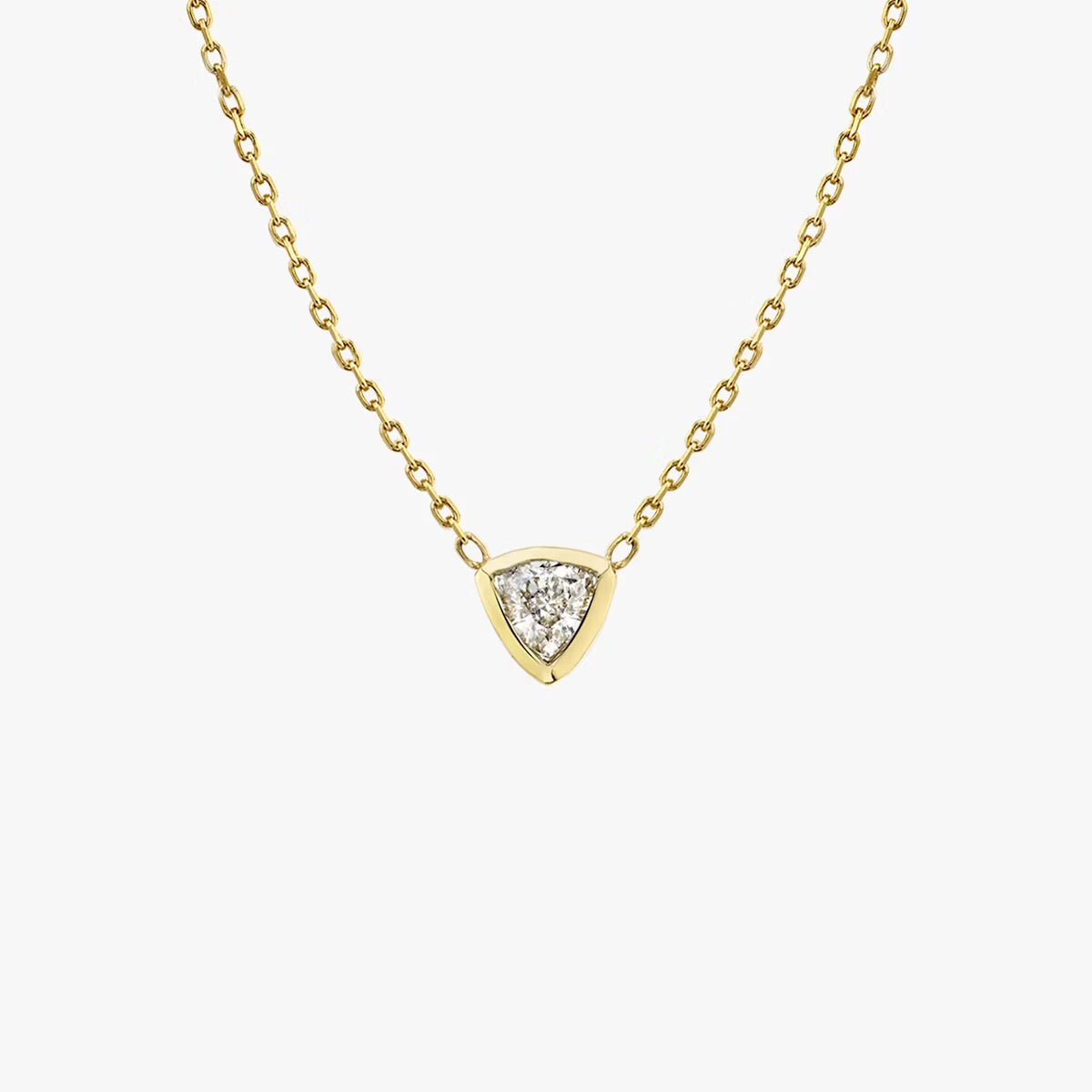 Knife-Edge Bezel Necklace