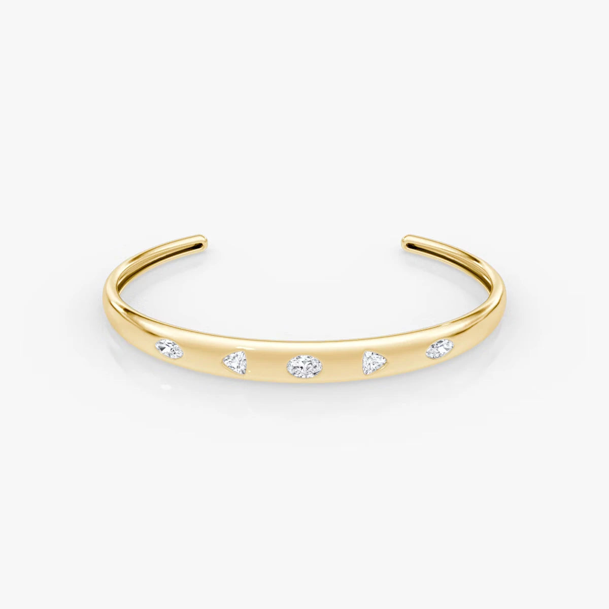 Mixed Shape Dome Bangle