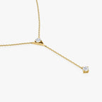 Emari V Duo Lariat Necklace