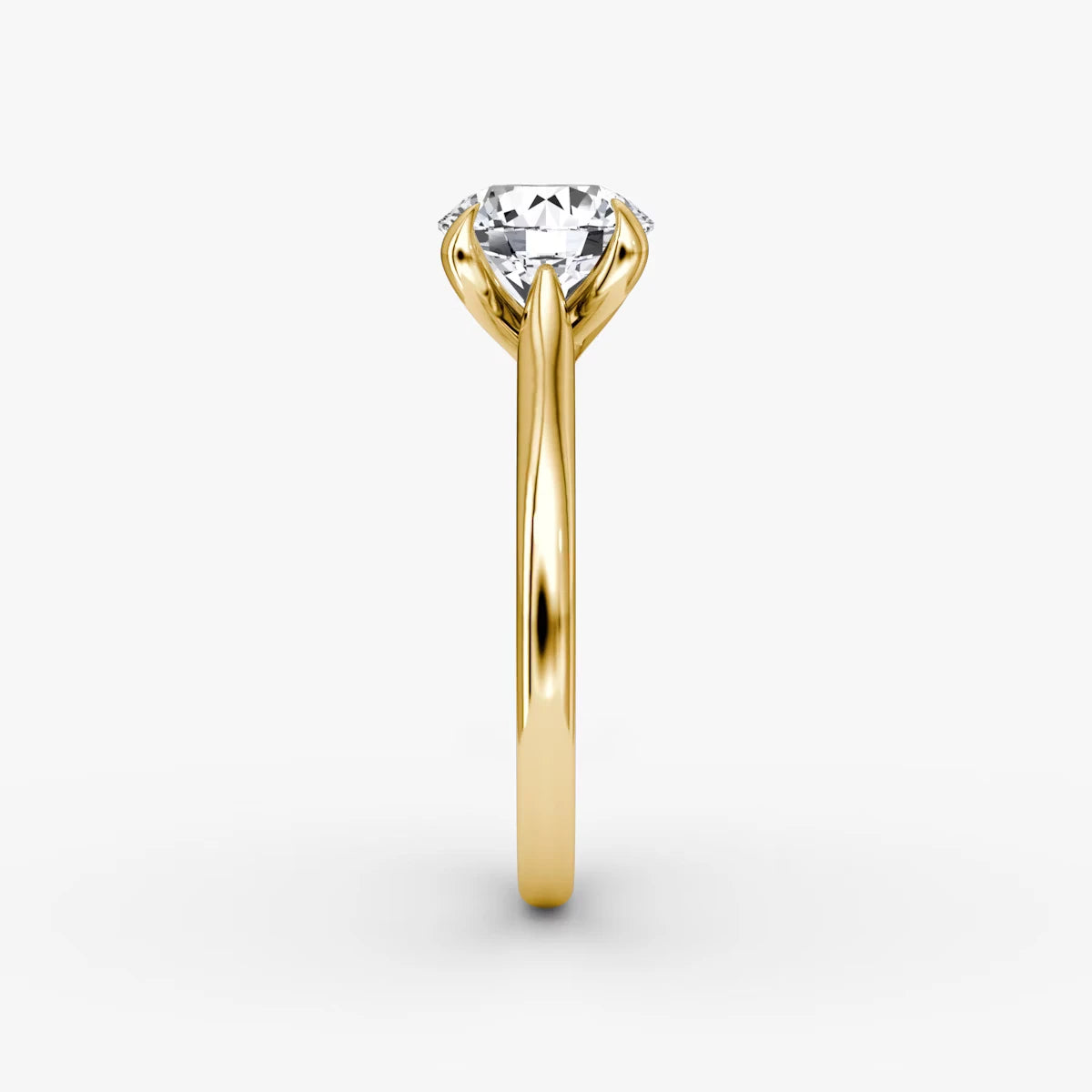 The Trellis Cathedral Round Brilliant White Gold Engagement Ring