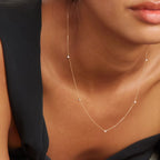 Tiny Station Necklace