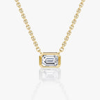 Bezel Solitaire Necklace