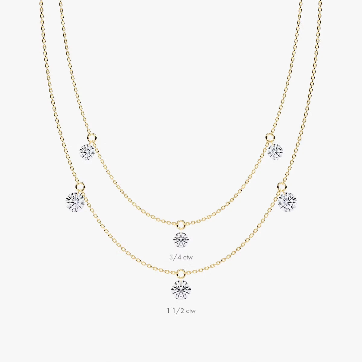 Floating Station Necklace