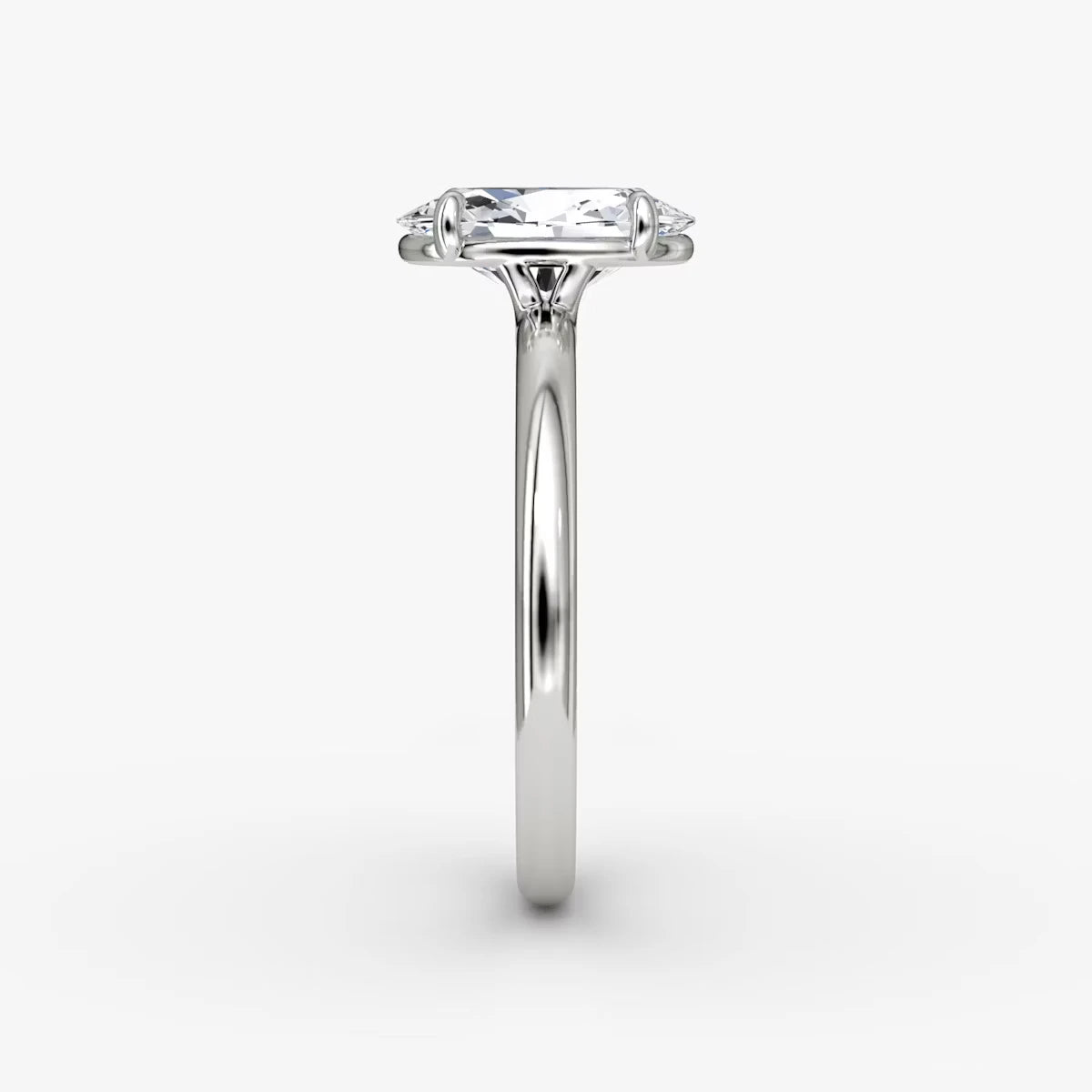 The Signature Oval Yellow Gold Engagement Ring