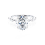 Oval Marquise Scatter Lab Diamond Ring
