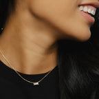 Baguette Necklace