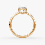 The Signature Oval Yellow Gold Engagement Ring