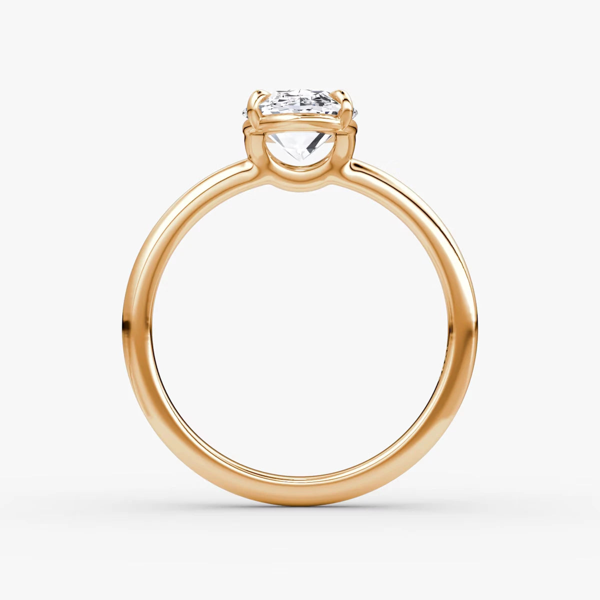 The Signature Oval Yellow Gold Engagement Ring