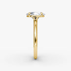 The Signature Oval Yellow Gold Engagement Ring