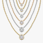 Bezel Solitaire Necklace