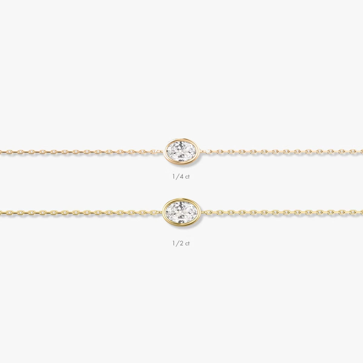 Bezel Solitaire Bracelet